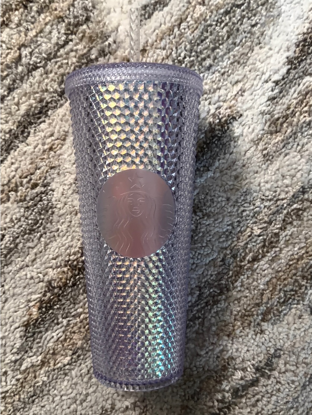 Starbucks Iridescent Lavender Studded Tumbler